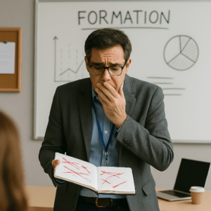 Le formateur autodidacte peut faire des erreurs