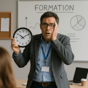 pour être bon formateur il faut prendre son temps pour s'organiser