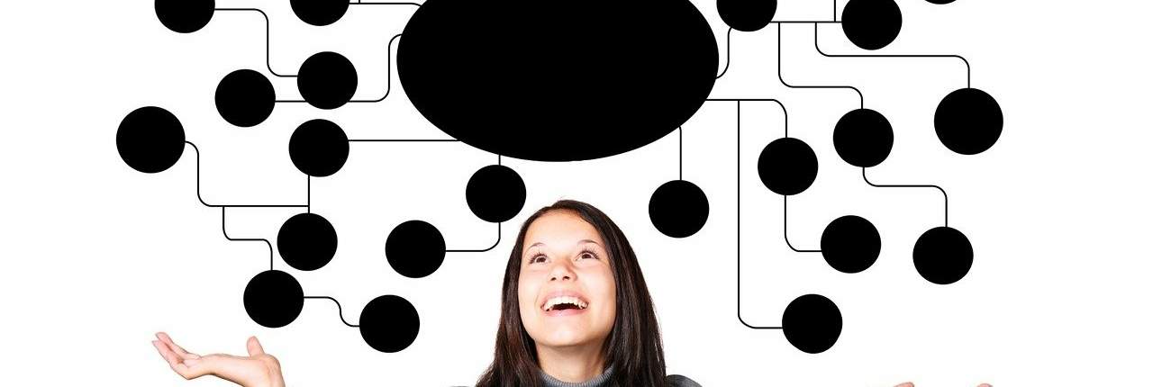 carte mentale pour la formation - stylisée